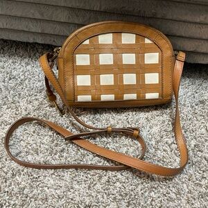 Fossil Women's Chelsea Crossbody Tan Bag Purse Handbag